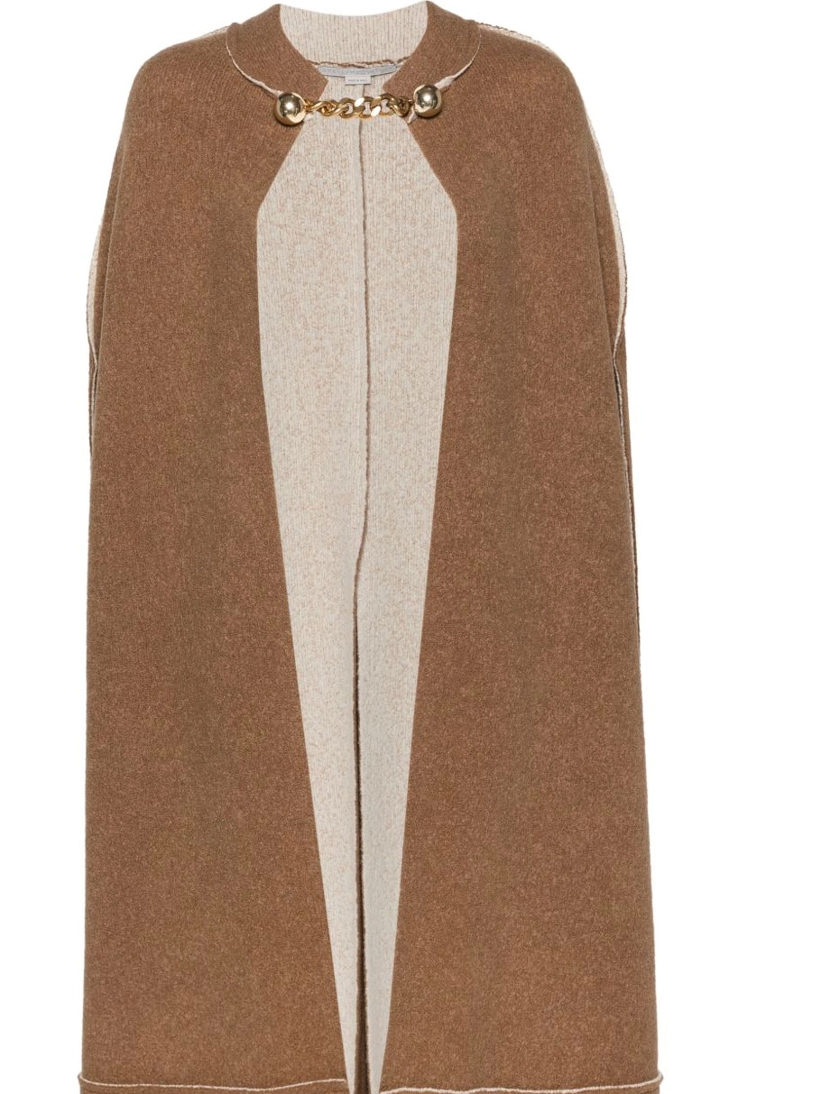 chain-link McCartney knitted cape Women Stella 0710
